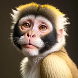 Adorable Jungle Monkey with Cute Face