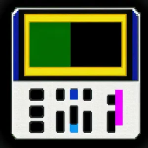 Digital Timer Control Button Icon