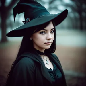 Cheerful Lady in Academic Gown and Mortarboard