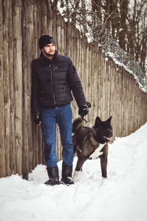 Winter Fun in the Snowy Park