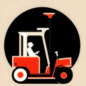 Transportation Icon: Car, Bus, Shuttlecock - Motor Vehicle Symbol