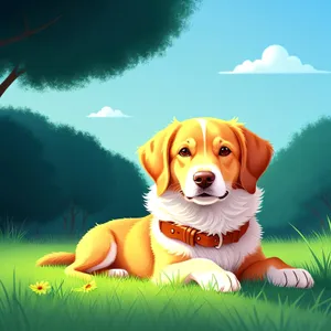 Cute Beagle Puppy - Adorable Canine Portrait