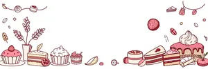 Floral Decorative Element with Love Theme