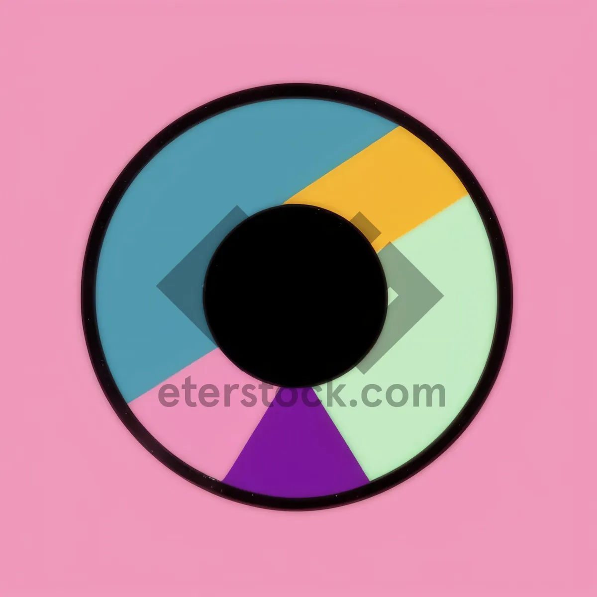 Picture of Shiny Digital Disk Icon for Music and Video