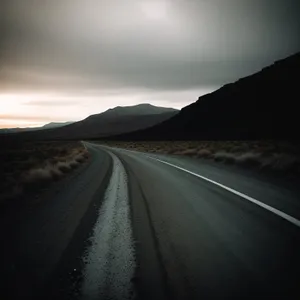 Endless Horizon: Journey on Empty Freeway