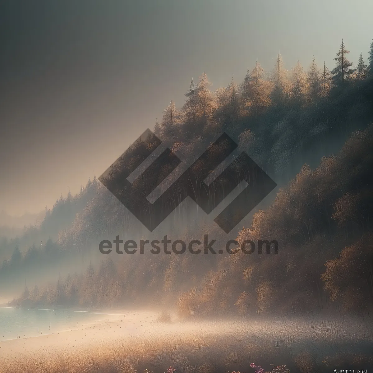 Picture of Winter Wonderland: Majestic Mountains Blanketed in Snow