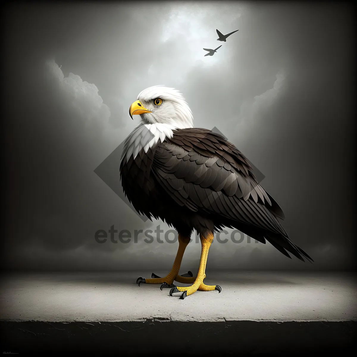 Picture of Majestic Hunter: Bald Eagle in Flight