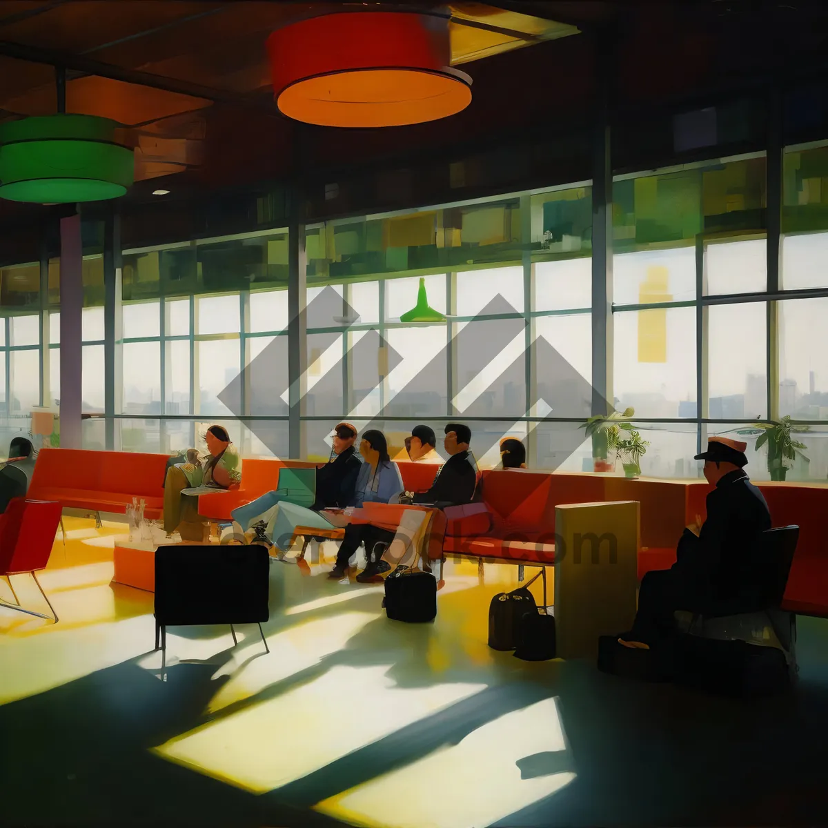 Picture of Modern Interior Design for Cafeteria Restaurant