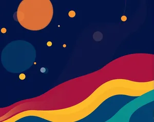 Abstract wave curve graphic design pattern wallpaper