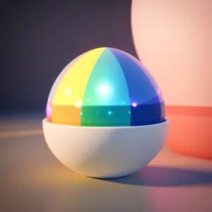 Reflective Glass Sphere Icon - Shiny Design Element