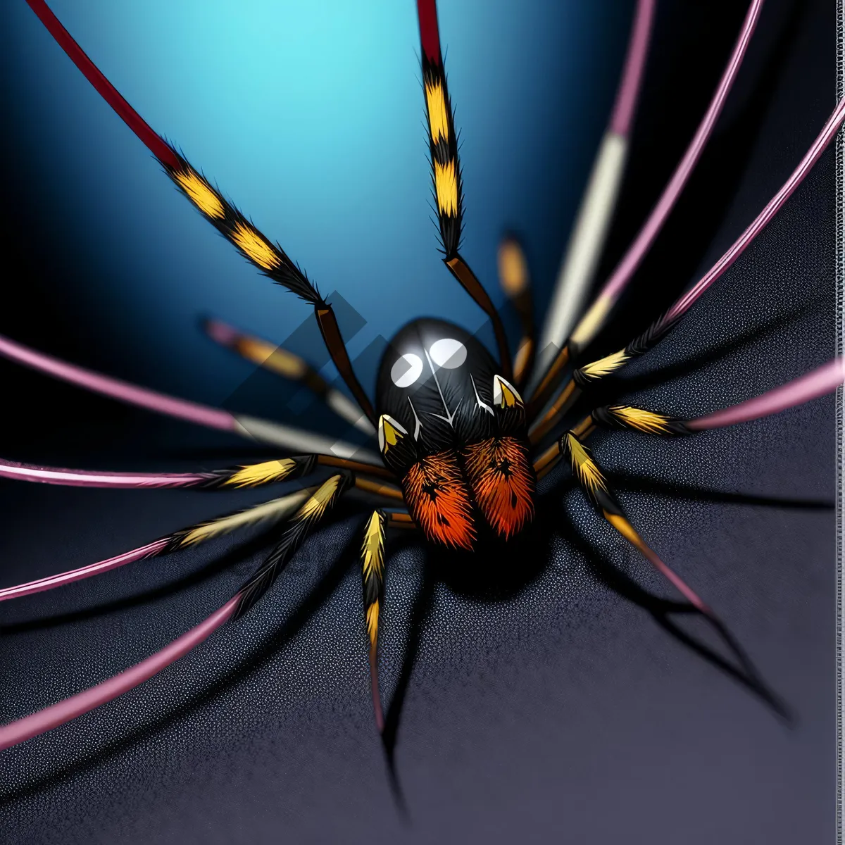 Picture of Black Widow Spider in Close-up