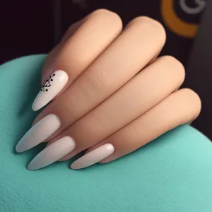 Elegant Handcare: Close-up of Manicured Nails