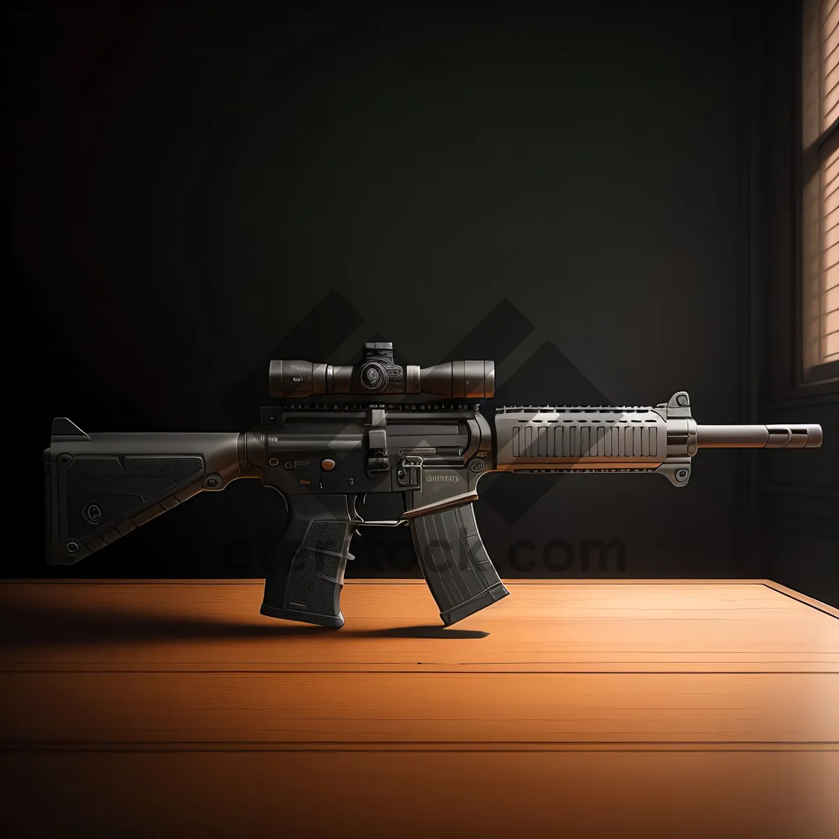 Picture of Advanced Automatic Rifle: Precision Firearm for Tactical Situations