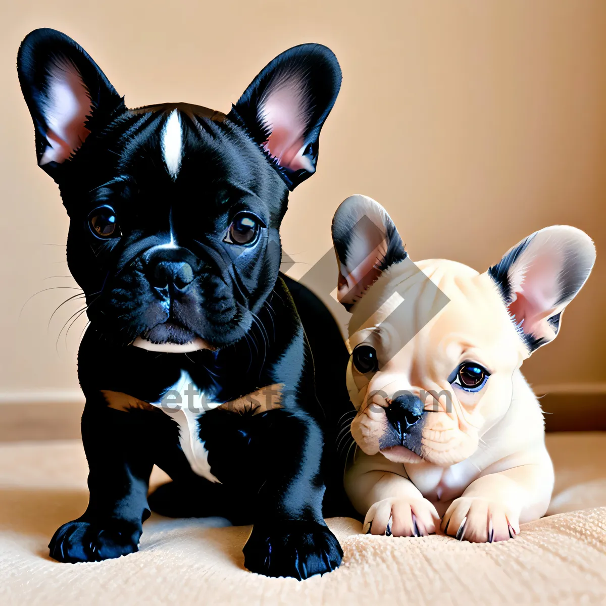 Picture of Absolutely adorable purebred Bulldog puppy, the perfect canine companion