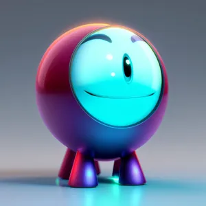 Shiny 3D Icon Generator Button