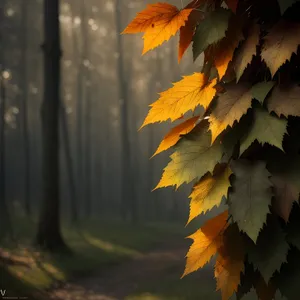 Vibrant Fall Foliage Brings Autumnal Beauty