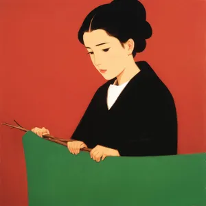 Professional Businesswoman Smiling in Smart Suit