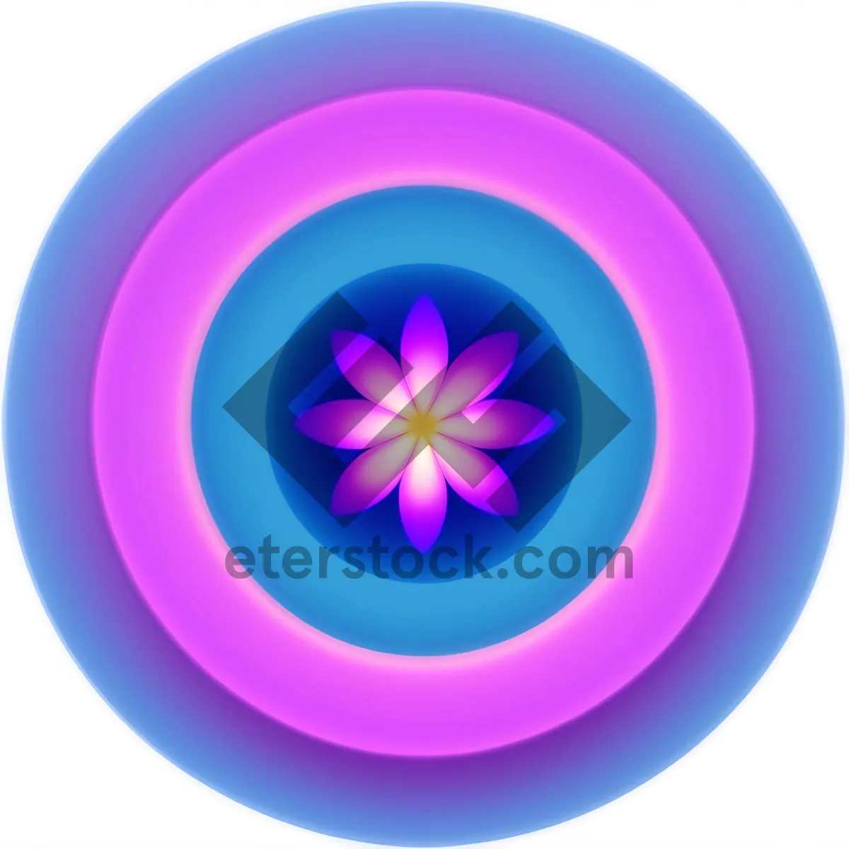 Picture of Glossy Healing Circle Web Buttons Set