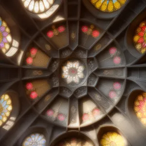 Stained Glass Cathedral Window Art