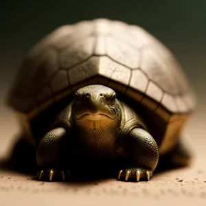 Reptile Shell: Mud Turtle with Dung Beetle