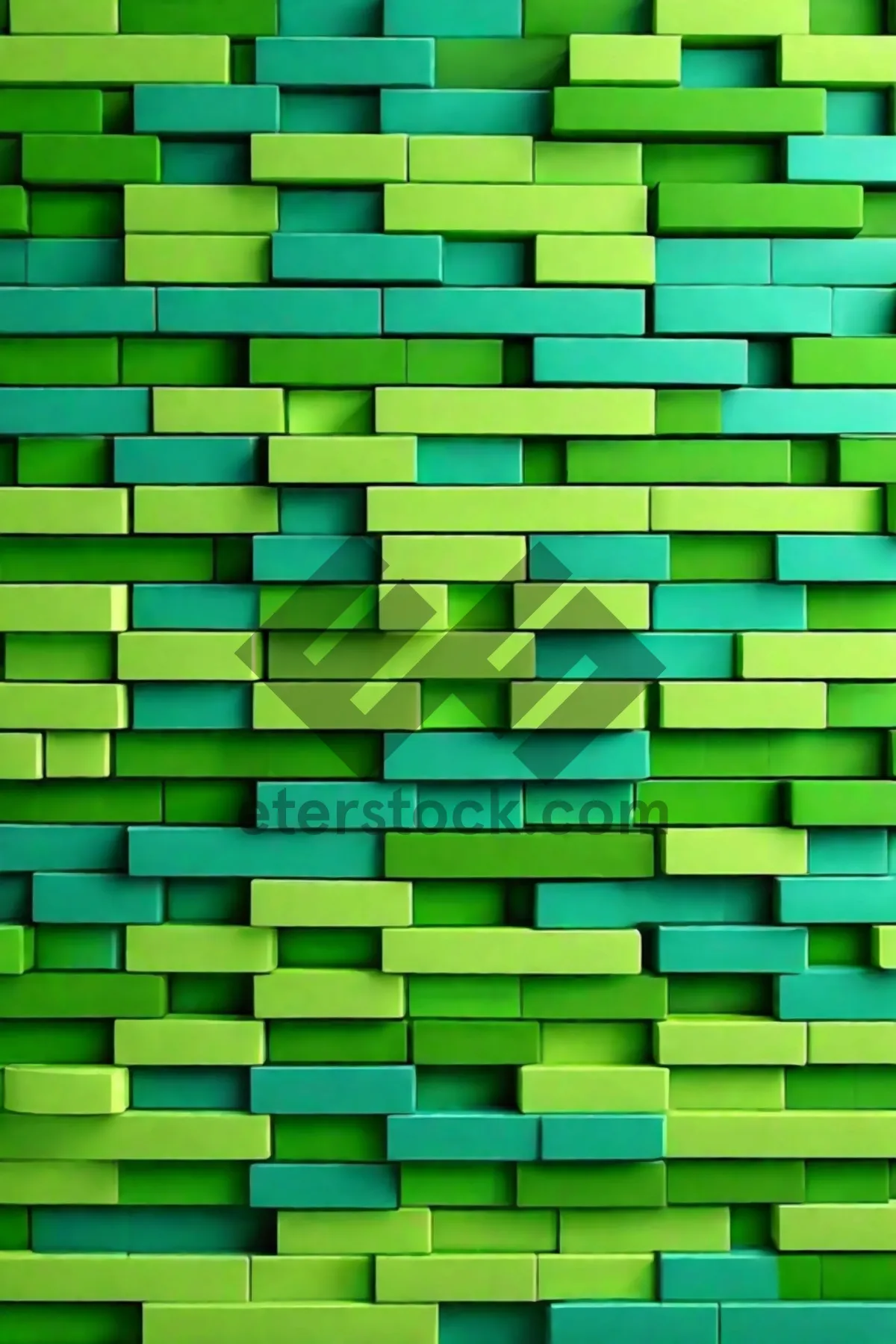 Picture of Grunge brown brick wall texture pattern background square.