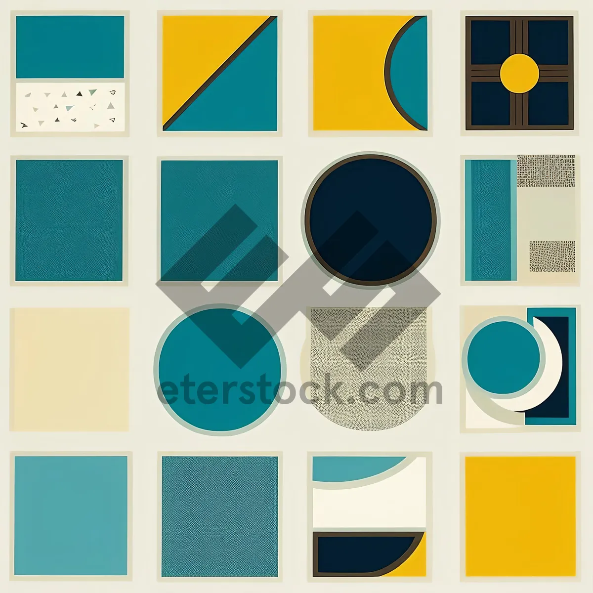 Picture of Graphic design set of 3D web icons