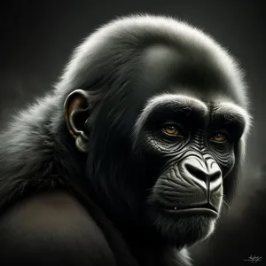 Primate Faces in the Wild: Ape, Gorilla, Gibbon