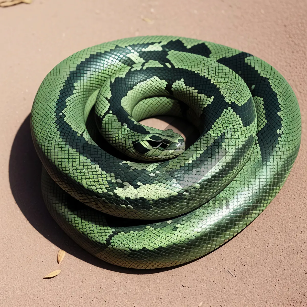 Picture of Green Mamba - Majestic Serpent in the Wild