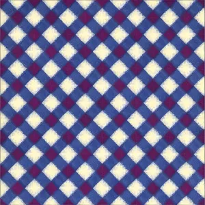 Retro Checkered Square Seamless Fabric Pattern Wallpaper