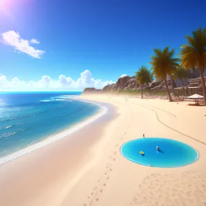 Turquoise Paradise: Beach, Sea, and Sun