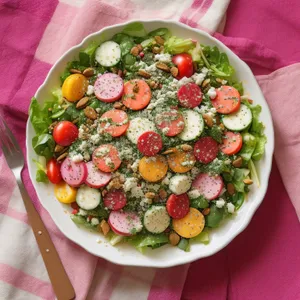 Fresh and Delicious Gourmet Vegetable Plate