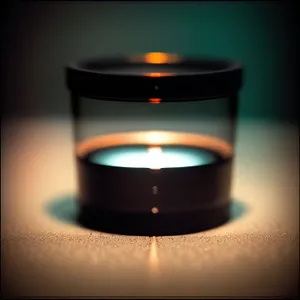 Dark Flame: Sensual Red Wine and Candlelight