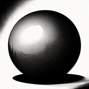 Shiny 3D Satellite Sphere: Planet Sorcerer
