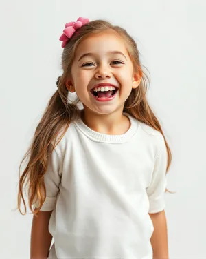Attractive professional businesswoman smiling happily for portrait.