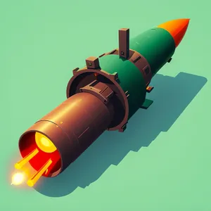 3D Aircraft Rocket Weapon Explosion - Homing Torpedo