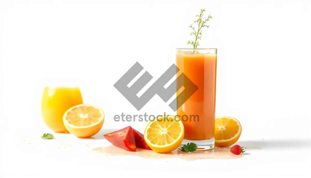 Picture of Refreshing Orange Juice and Toast for Breakfast