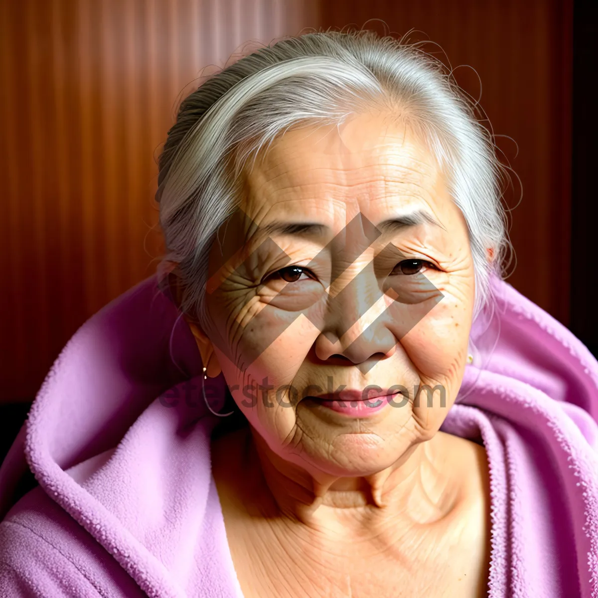 Picture of Happy Retired Couple Smiling Together