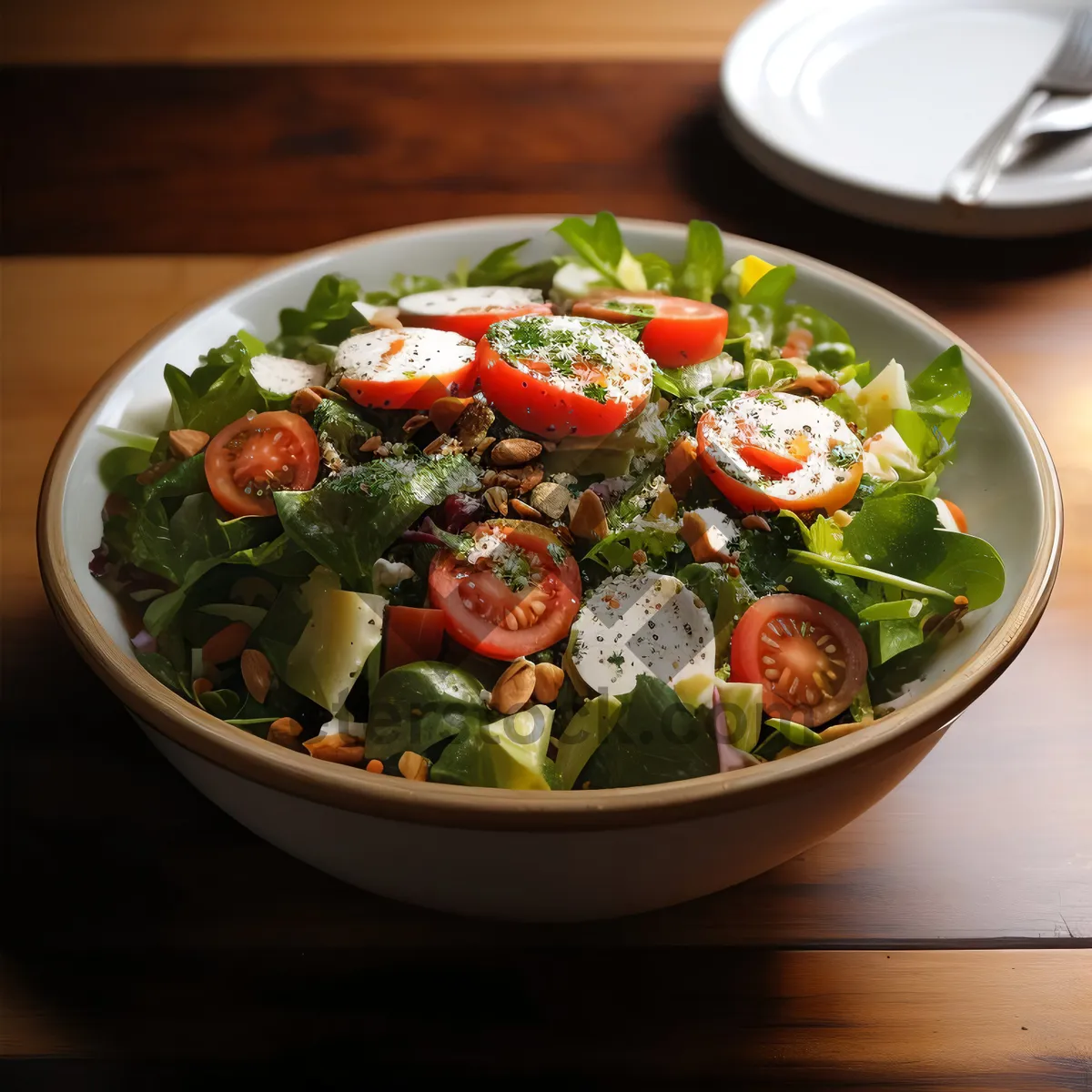 Picture of Healthy Vegetable Salad with Nutrient-Rich Ingredients