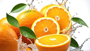 Fresh Citrus Fruit Slices for Healthy Breakfast Juice