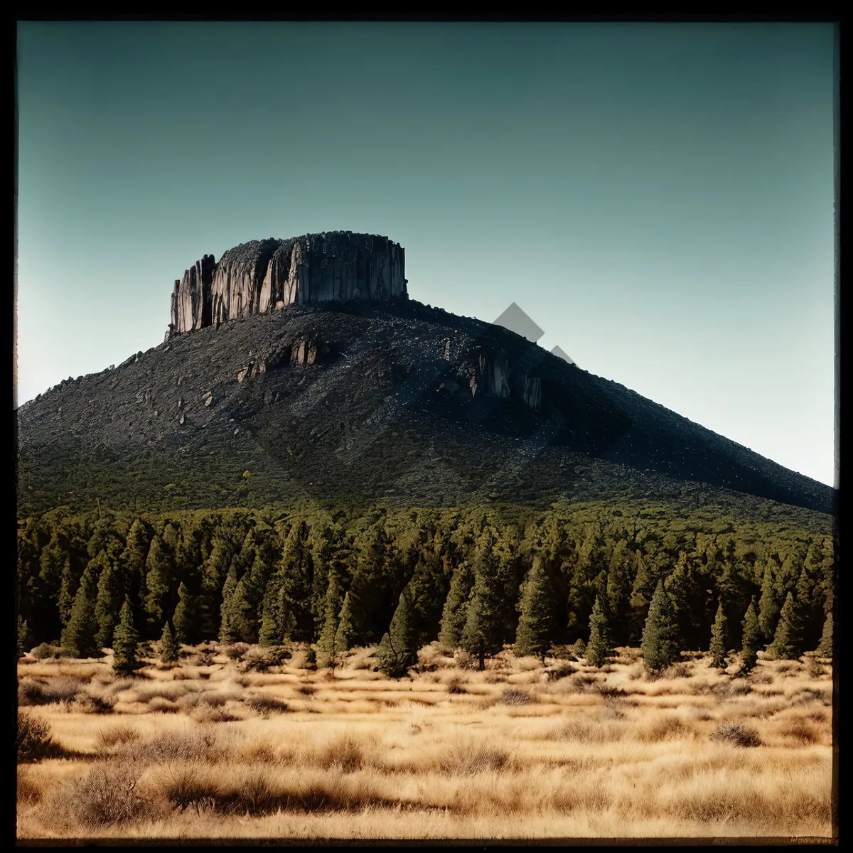 Picture of Majestic Ancient Castle in Desert