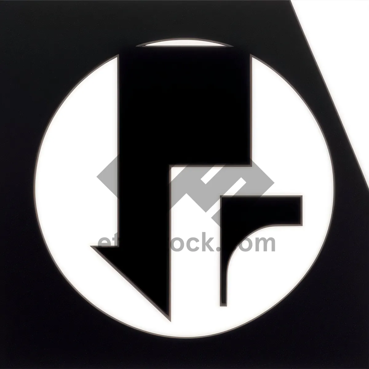 Picture of Web Button Set: Black Round Shiny Icons