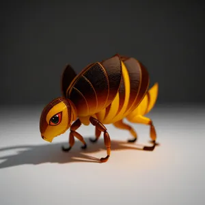 Close-up of Beetle with Antennas in Focus