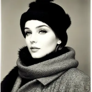 Sultry Beauty in Fur and Elegance