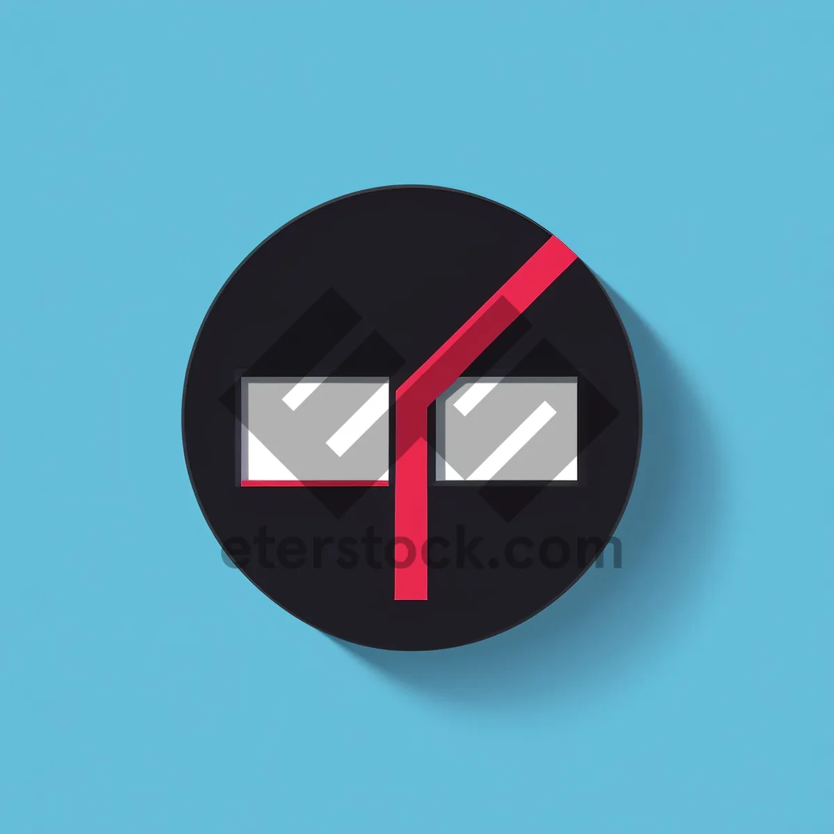 Picture of Glossy 3D Circle Icon Buttons for Web