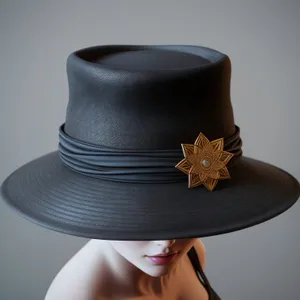 Stylish black sombrero fashion accessory for individuals.