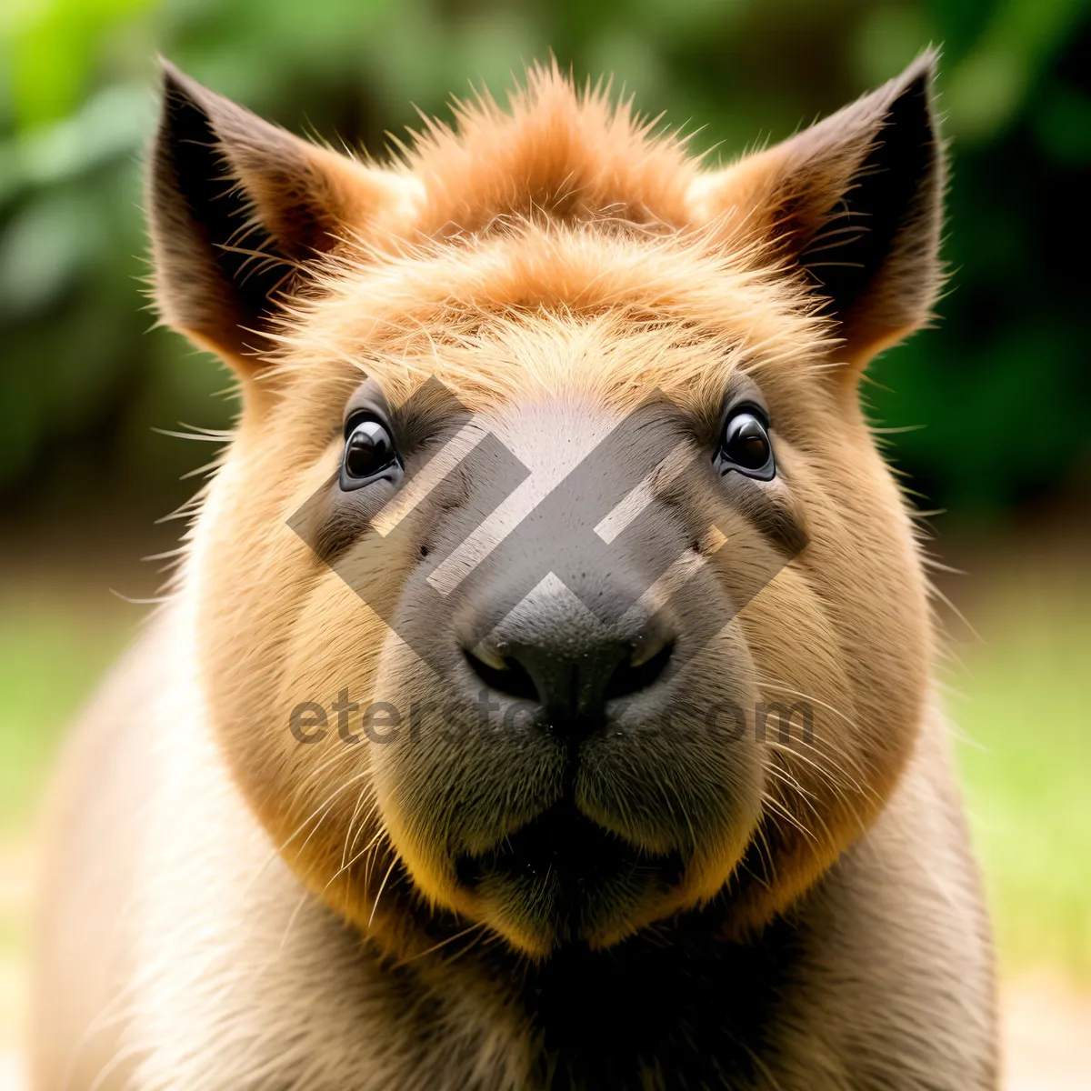 Picture of Wild Safari: Majestic Lion Amidst Brown Wildlife