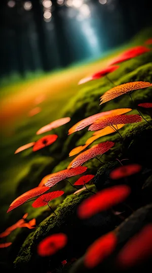 Colorful Kangaroo Paw Shrub Plant Image