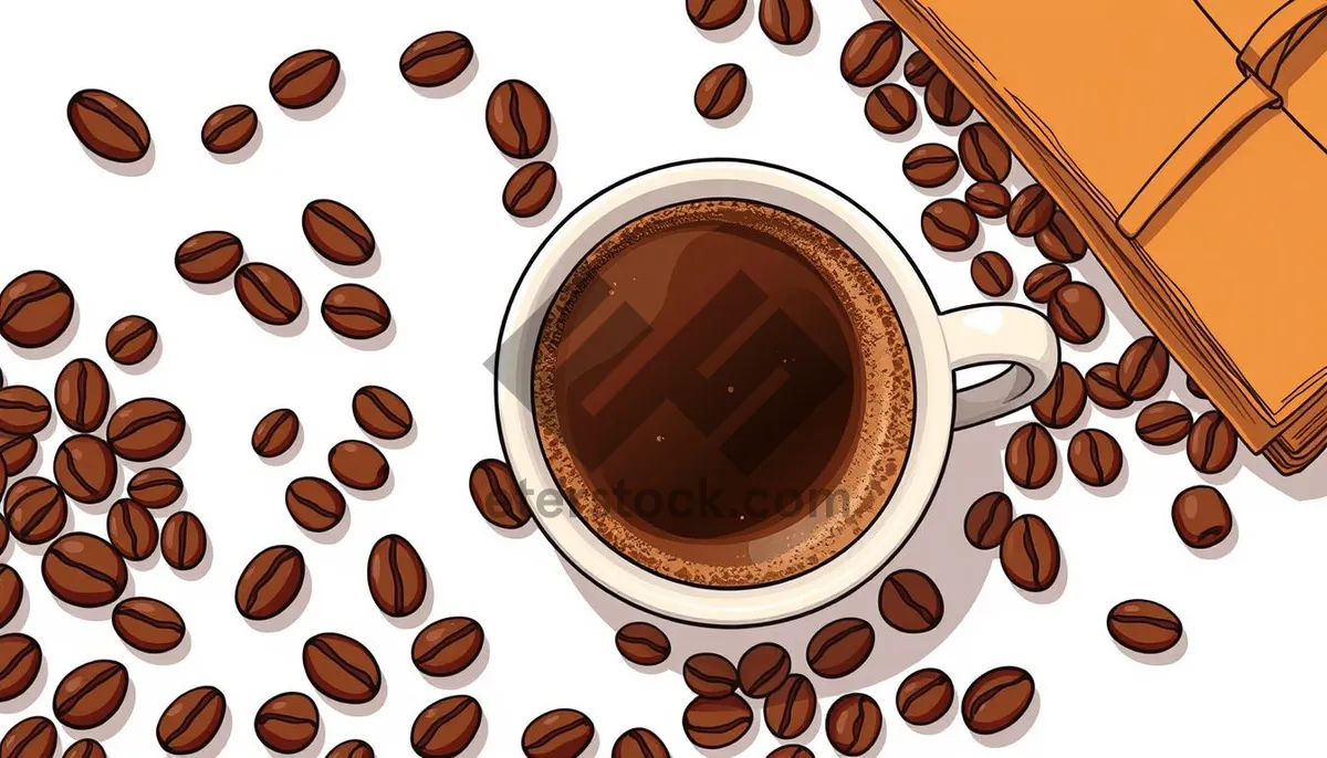 Picture of Steaming Black Espresso in Coffee Cup