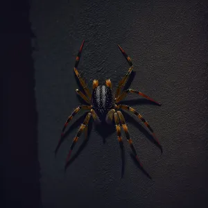 Creepy Garden Spider, a Stealthy Arachnid Predator