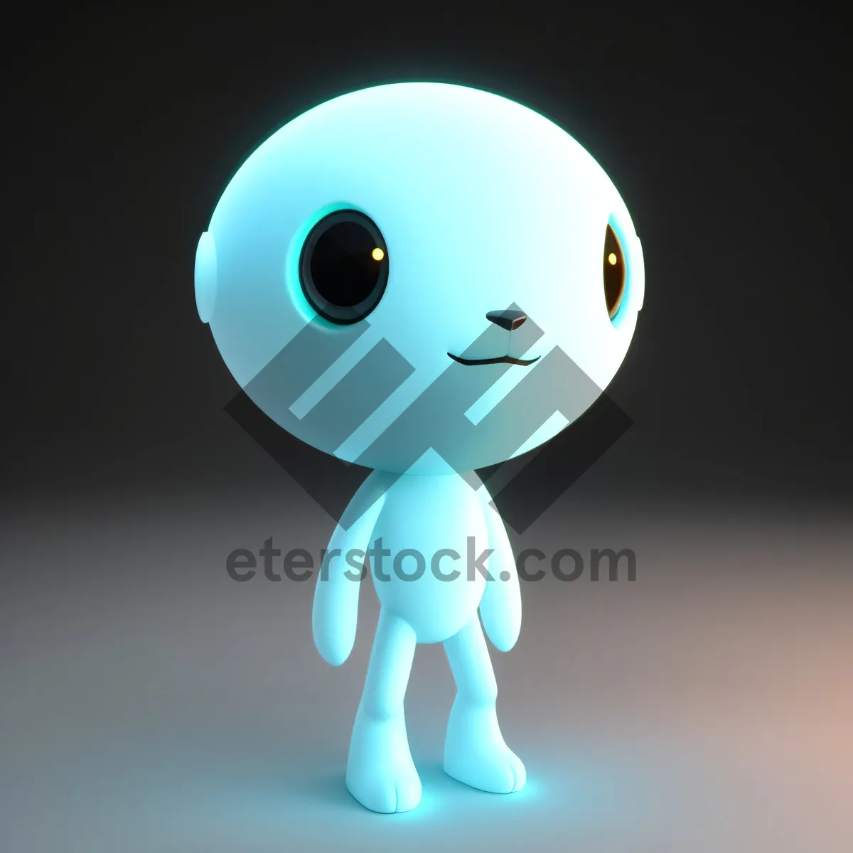 Picture of 3D Businessman Automaton Rendering